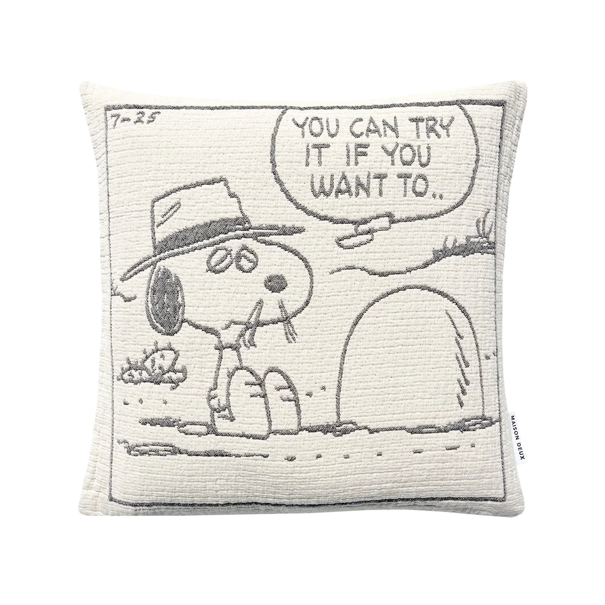 Peanuts Cotton Pillow Cover - ROCK