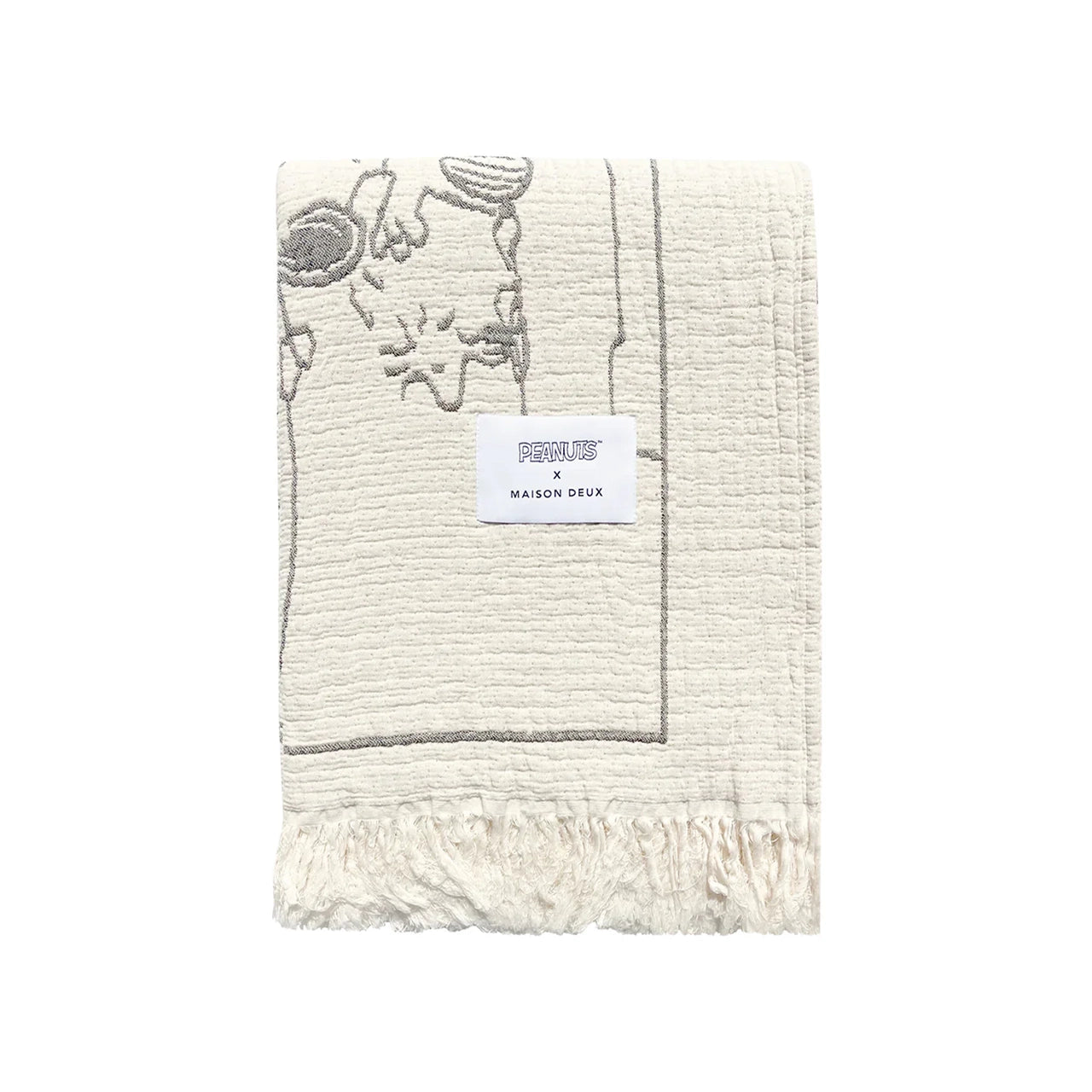 Peanuts Flight School Cotton Blanket