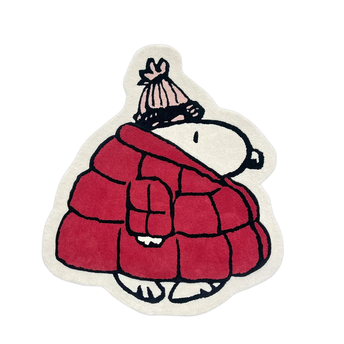 Peanuts Snoopy Puffer Jacket Rug