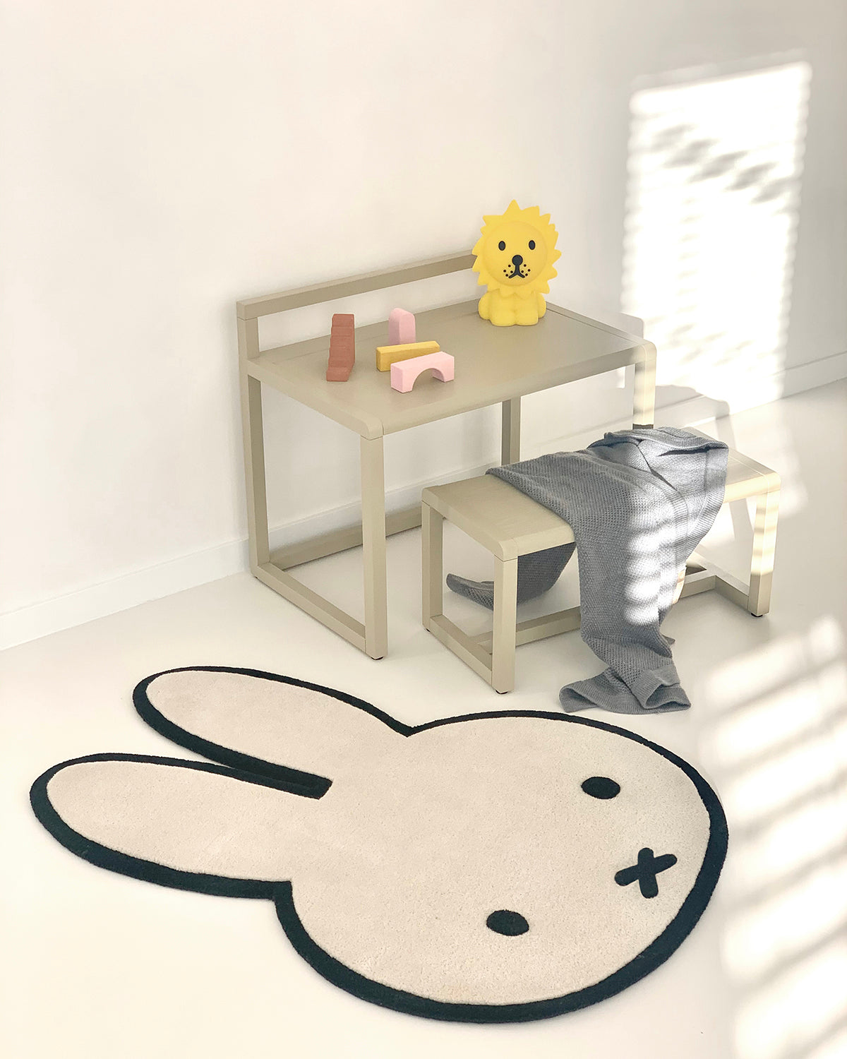 Rug NIJNTJE MIFFY Cream | Black Print