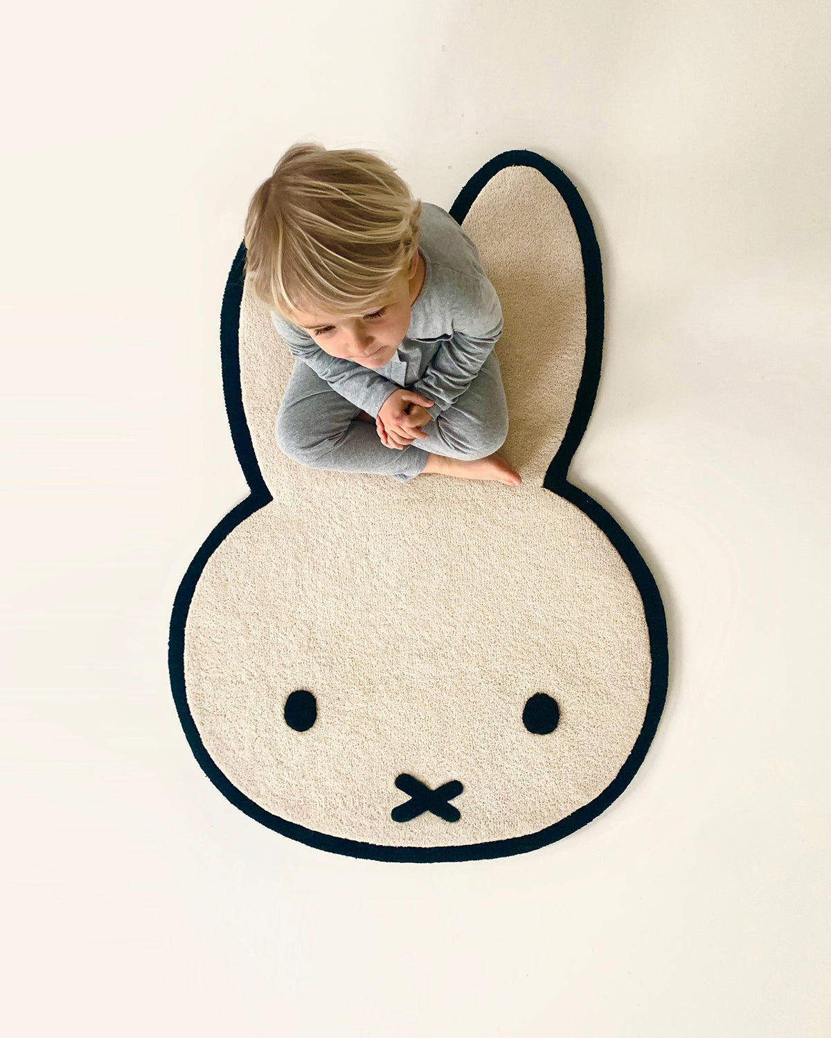 Rug NIJNTJE MIFFY Cream | Black Print