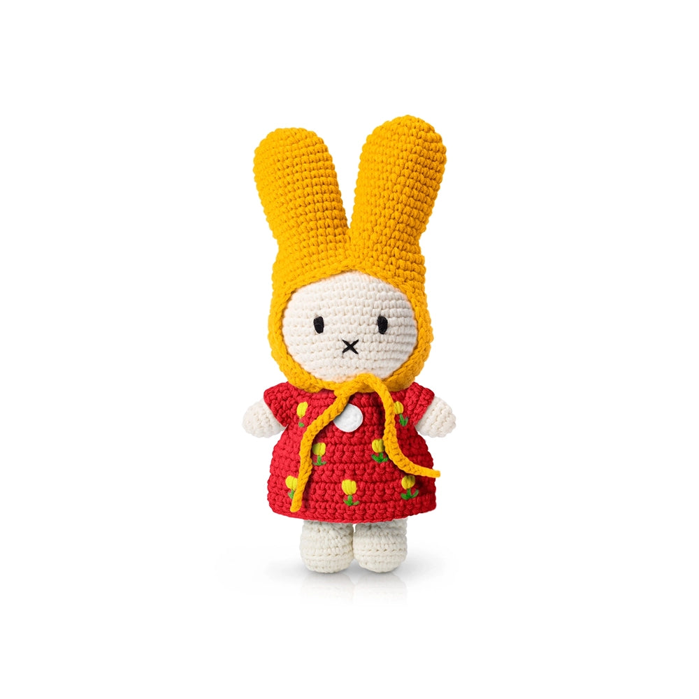 Miffy Crocheted Stuffed Plush - Dress and Hat