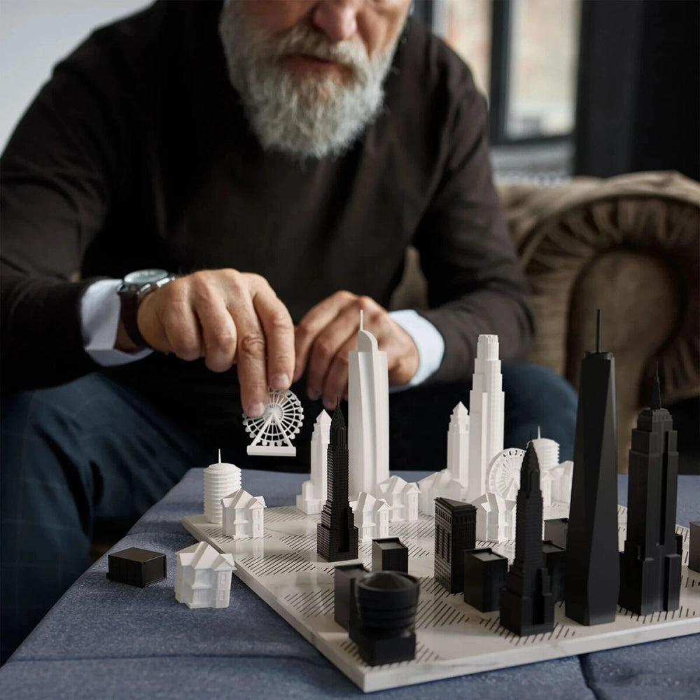 Special Edition New York Vs. Los Angeles Edition - Skyline Chess Set