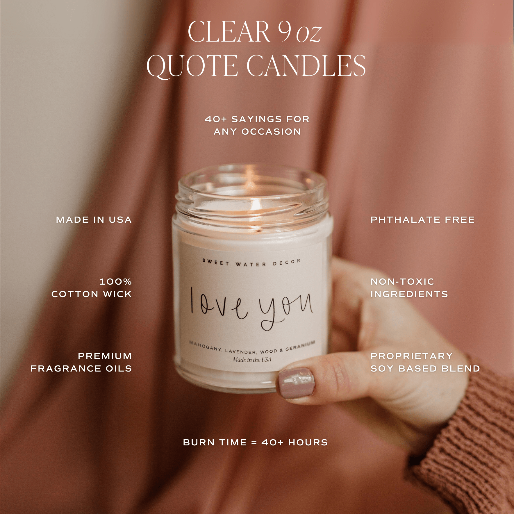 Happily Ever After Soy Candle - 9 oz (Palo Santo Patchouli)