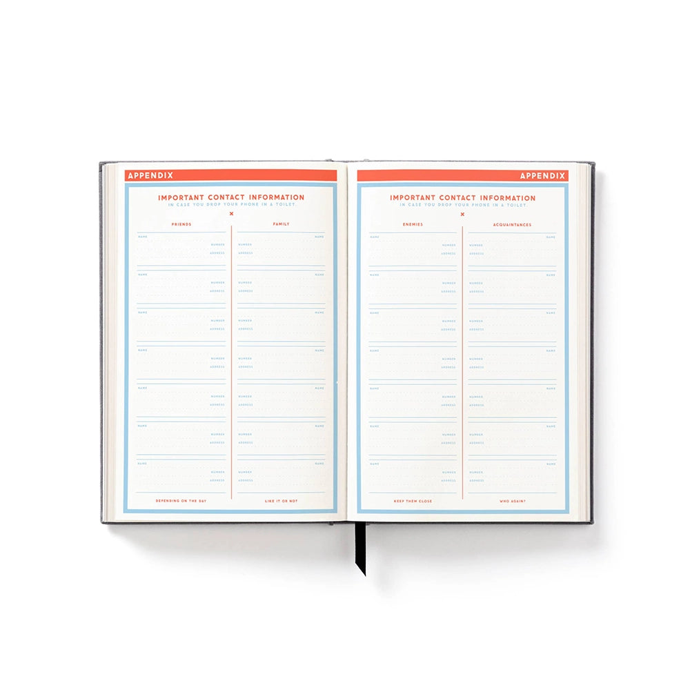 The Perpetually Late Show Undated Standard Planner