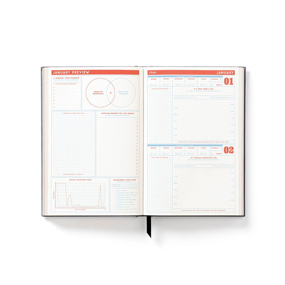 The Perpetually Late Show Undated Standard Planner