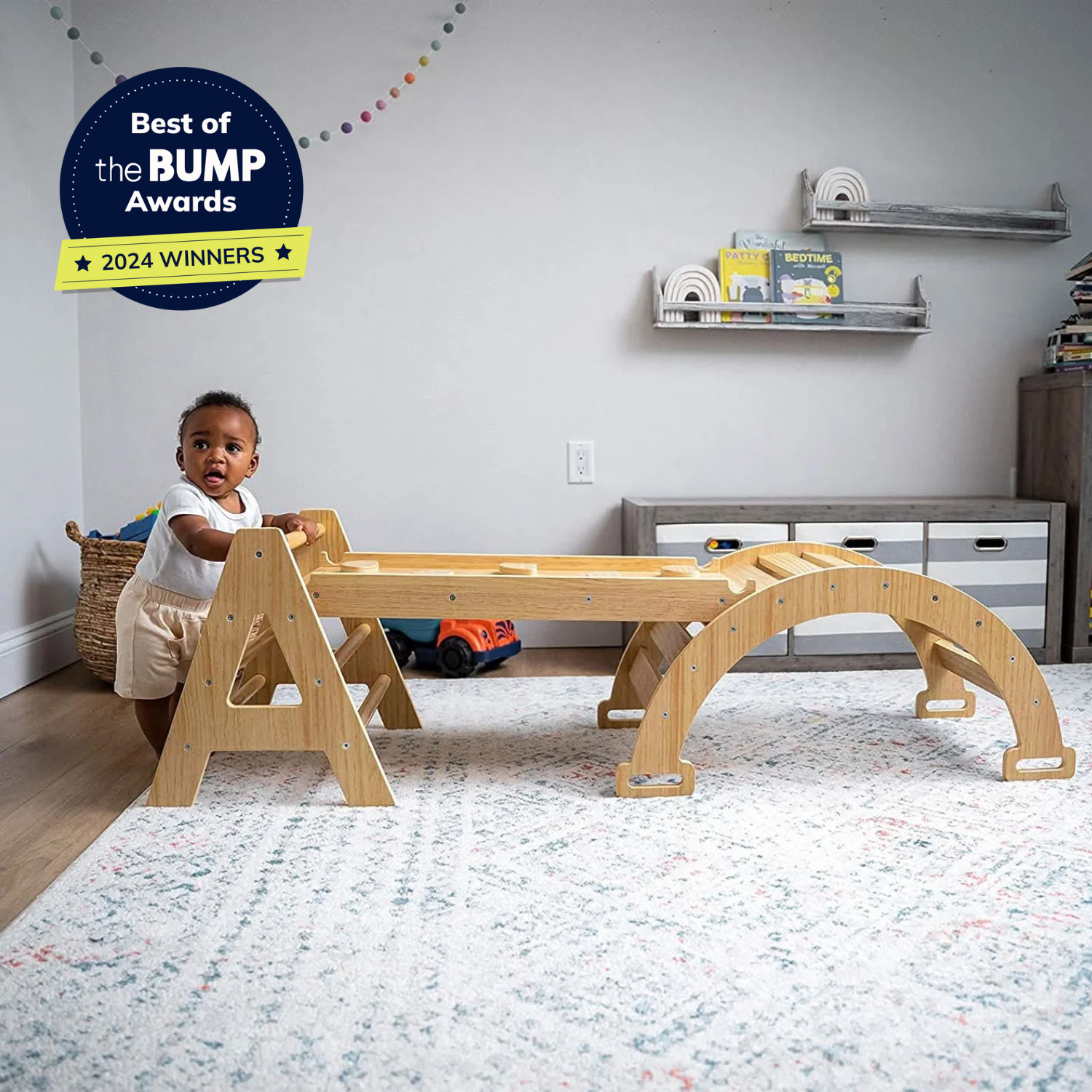 Avenlur Maple Triangle Climbing Set with Ladder