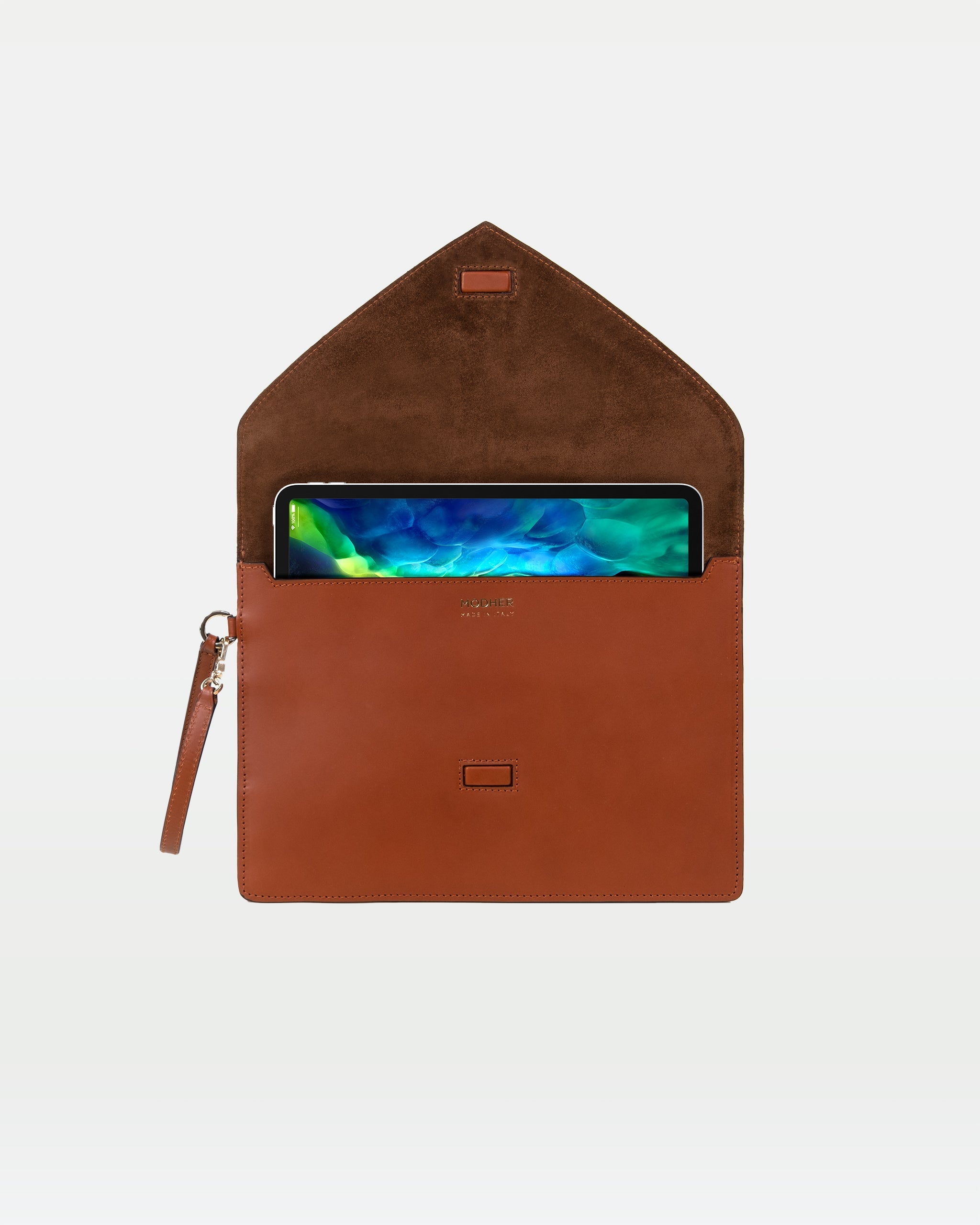 Envelope Clutch | Calfskin and Suede Leather