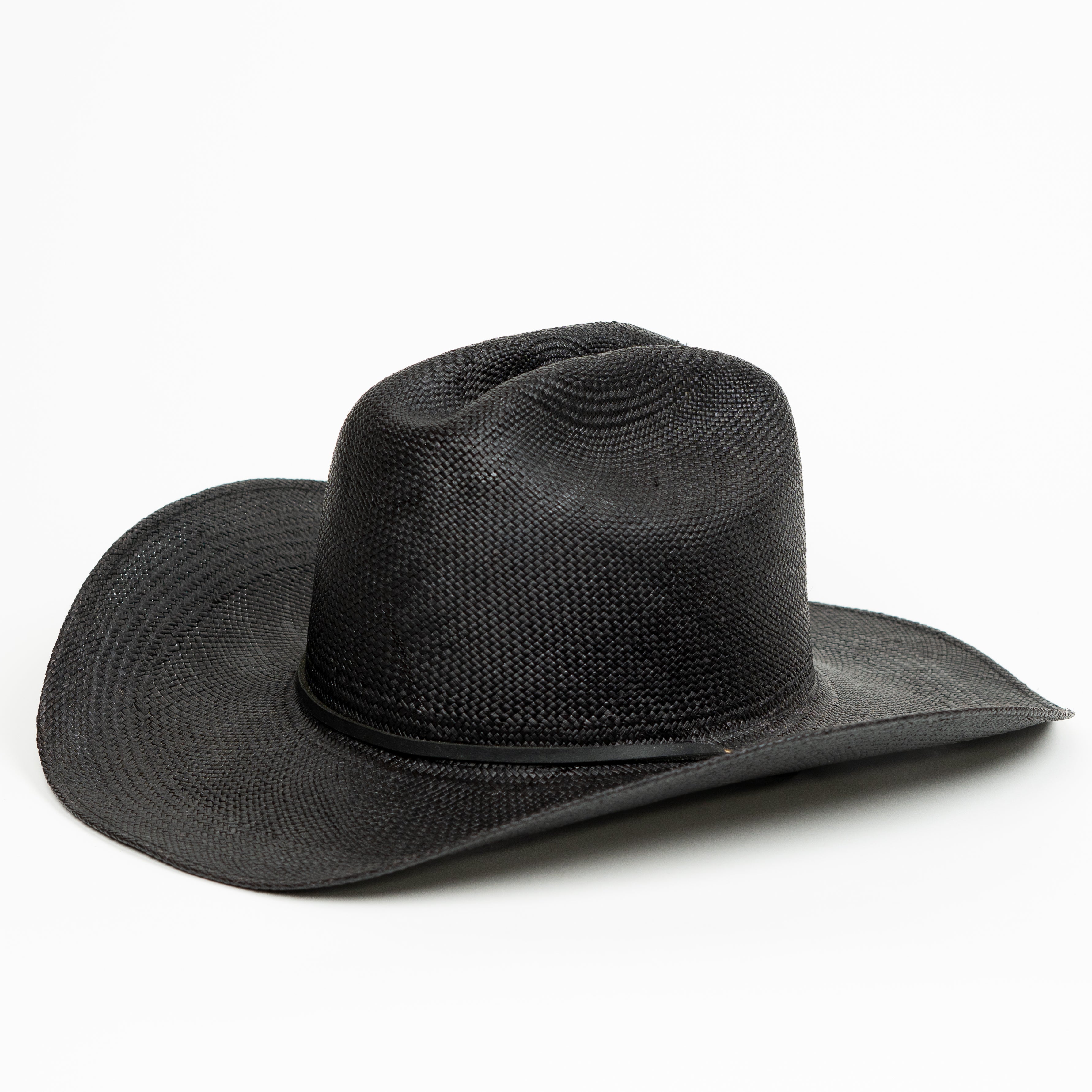 Karina Straw Cowboy Hat - Black