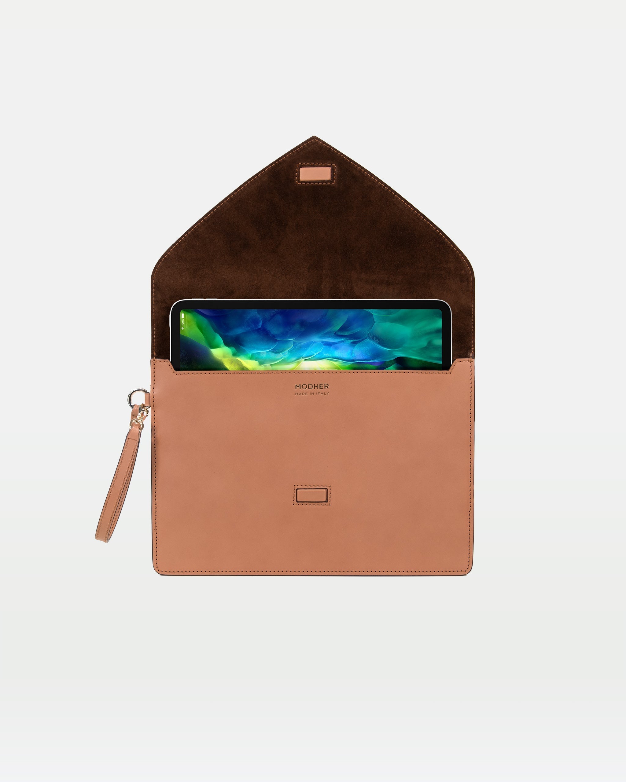 Envelope Clutch | Calfskin and Suede Leather