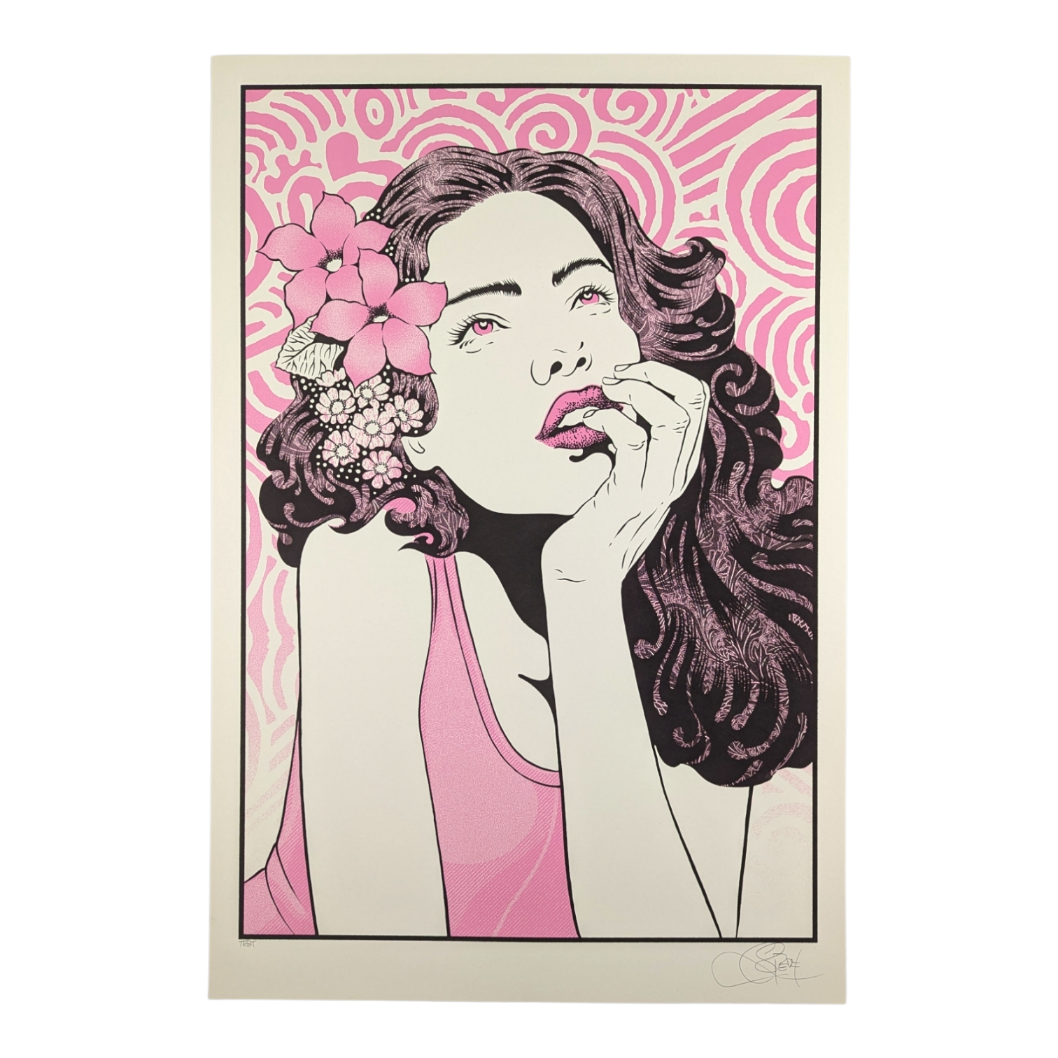 Chuck Sperry "Dreamer (Pink)" Test Print