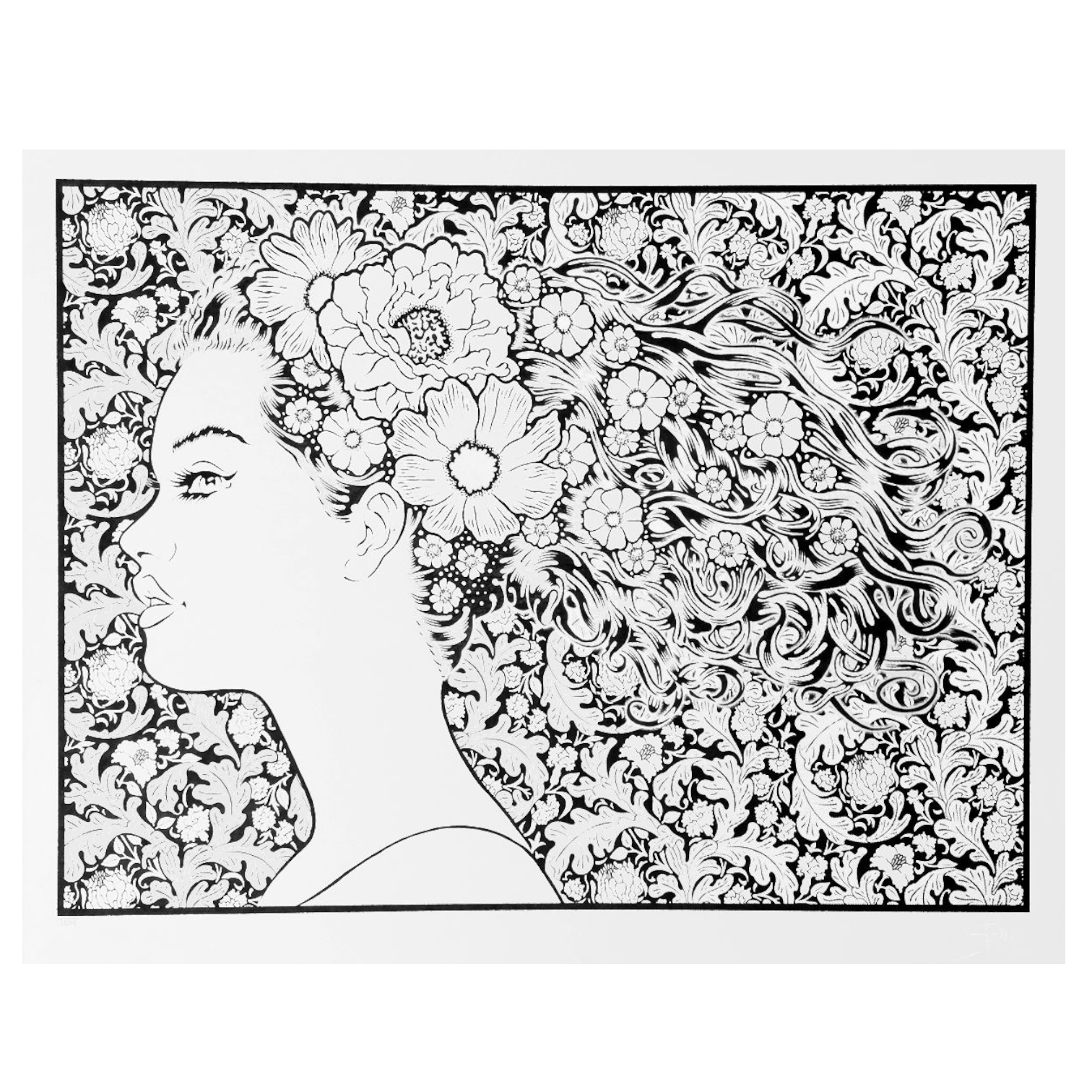 Chuck Sperry "Elysia (BW)" Test Print