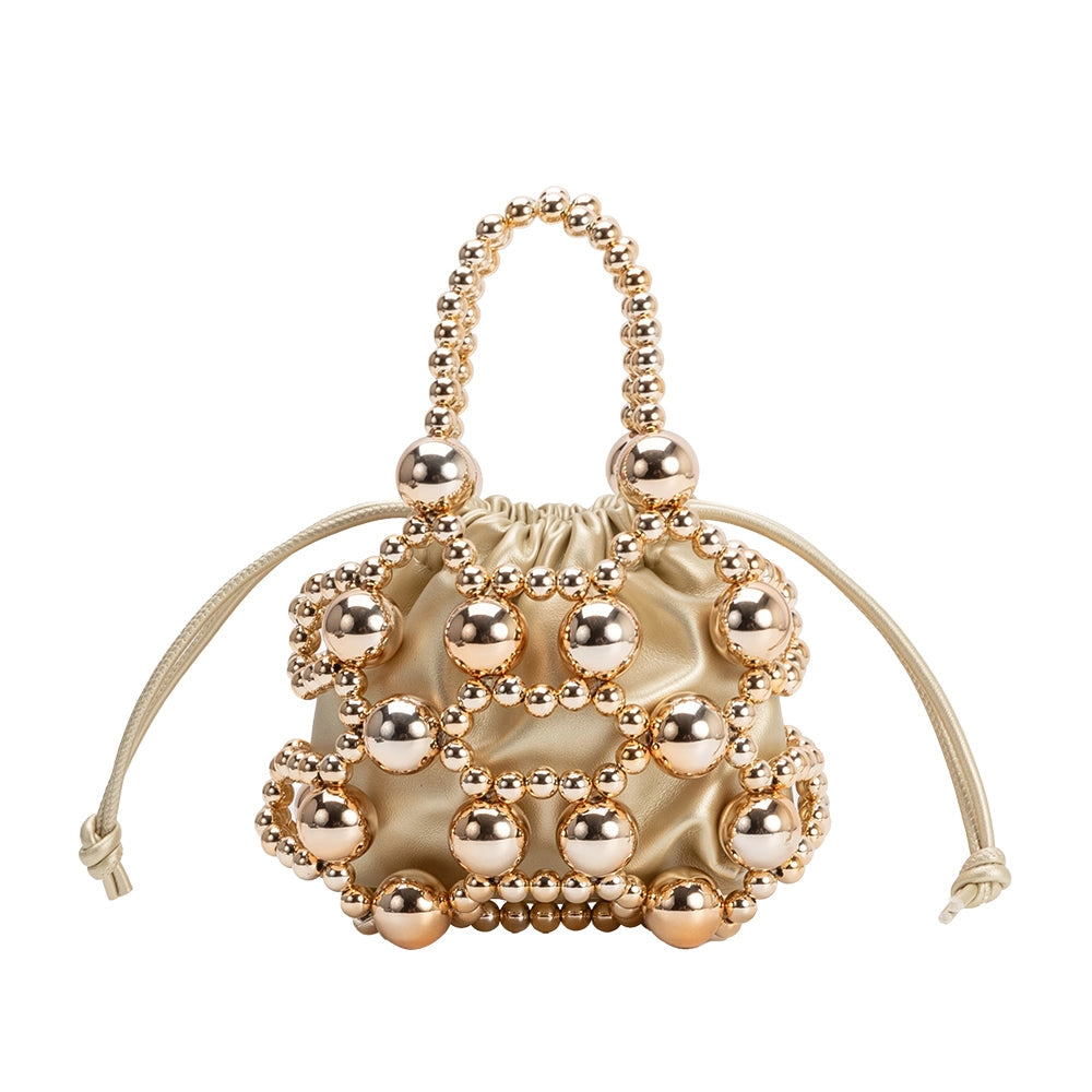 Chloe Beaded Top Handle Bag