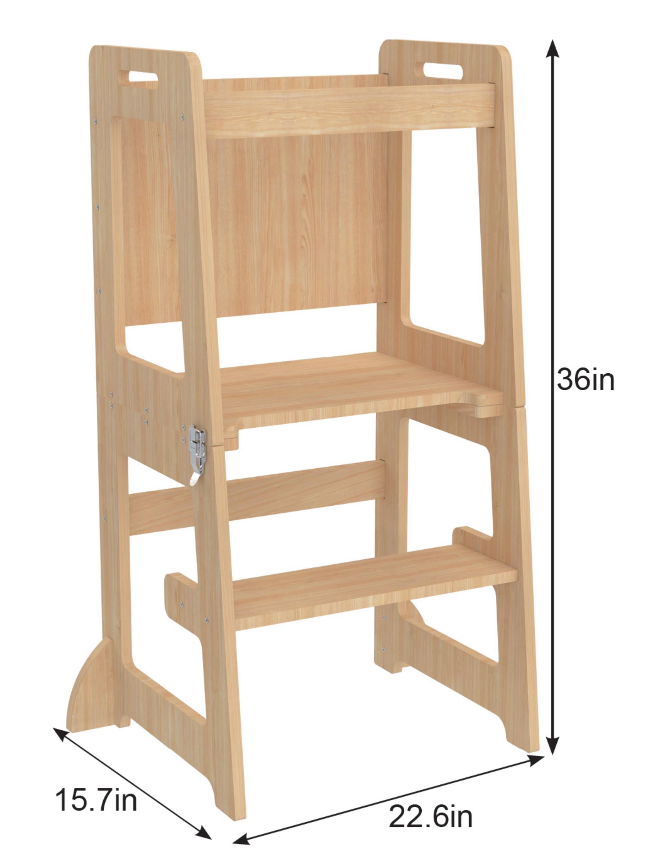 Avenlur 4-in-1 Montessori Kitchen Step Stool and Desk