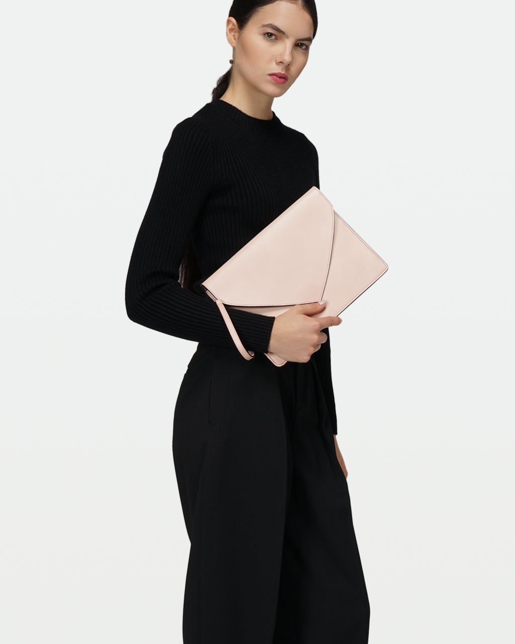 Envelope Clutch | Calfskin and Suede Leather
