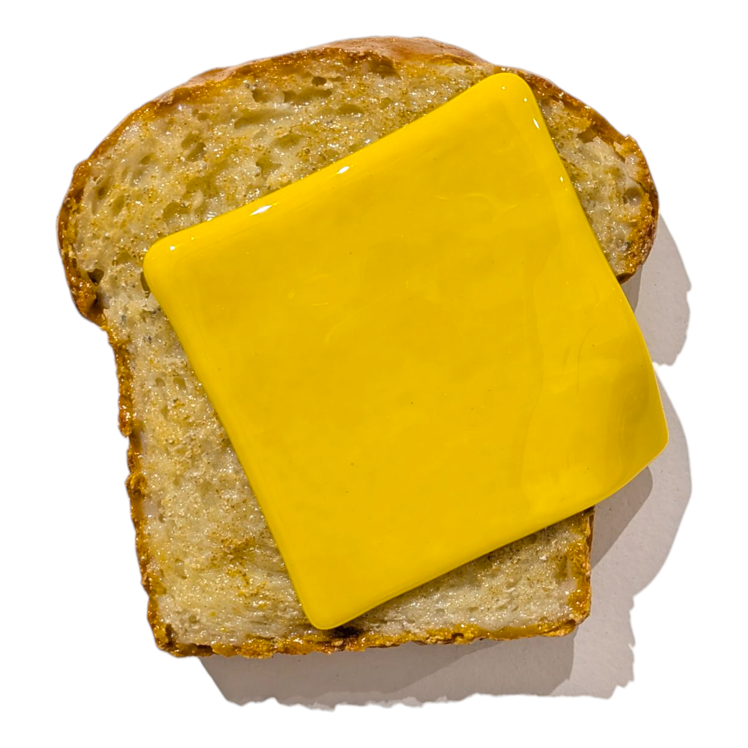 Eriko Kobayashi "Toast (Cheesy)" Sculpture