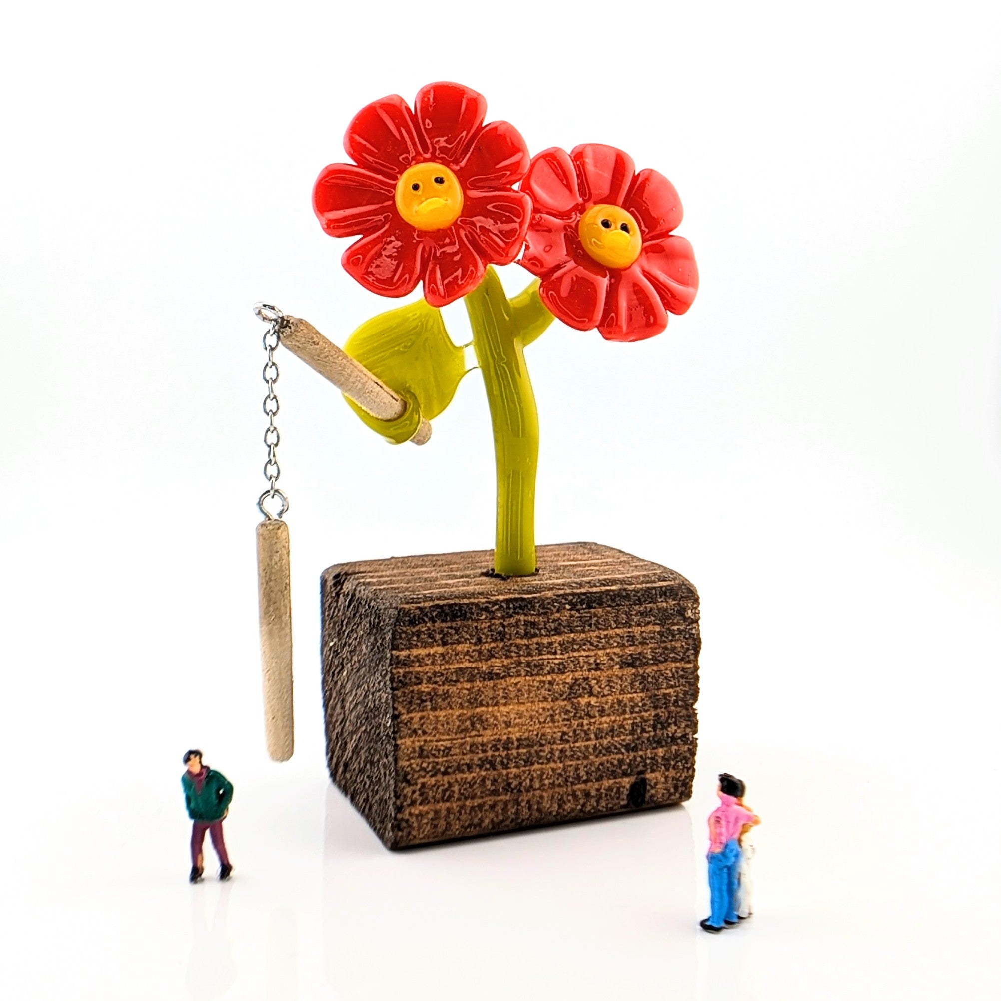 Ethan Windy "Cowabunga" Glass Sculpture