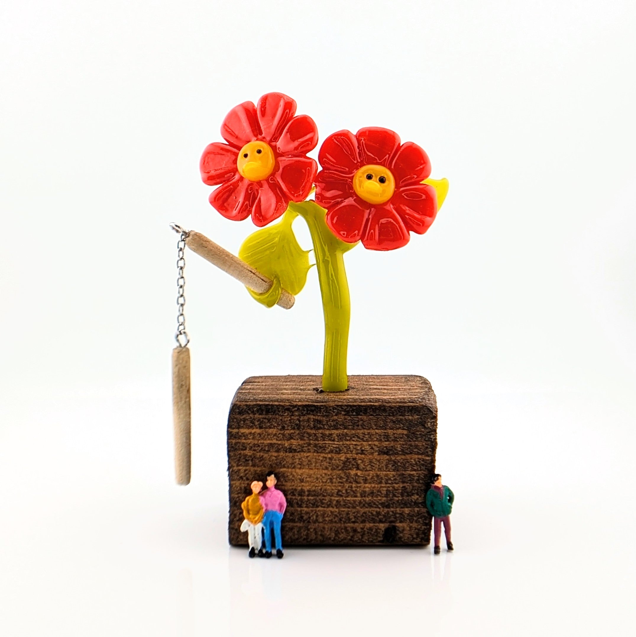 Ethan Windy "Cowabunga" Glass Sculpture