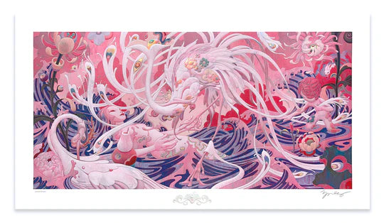 James Jean "Adrift III" Print - Custom Framed