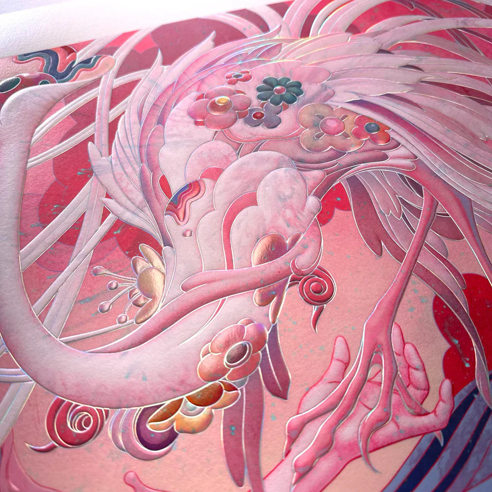 James Jean "Adrift III" Print - Custom Framed