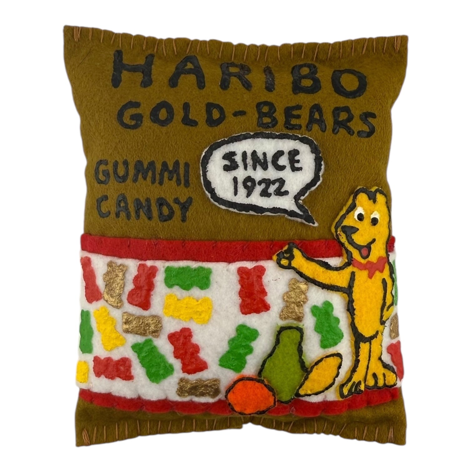 Lucy Sparrow “Haribo Gold Bears” Sculpture