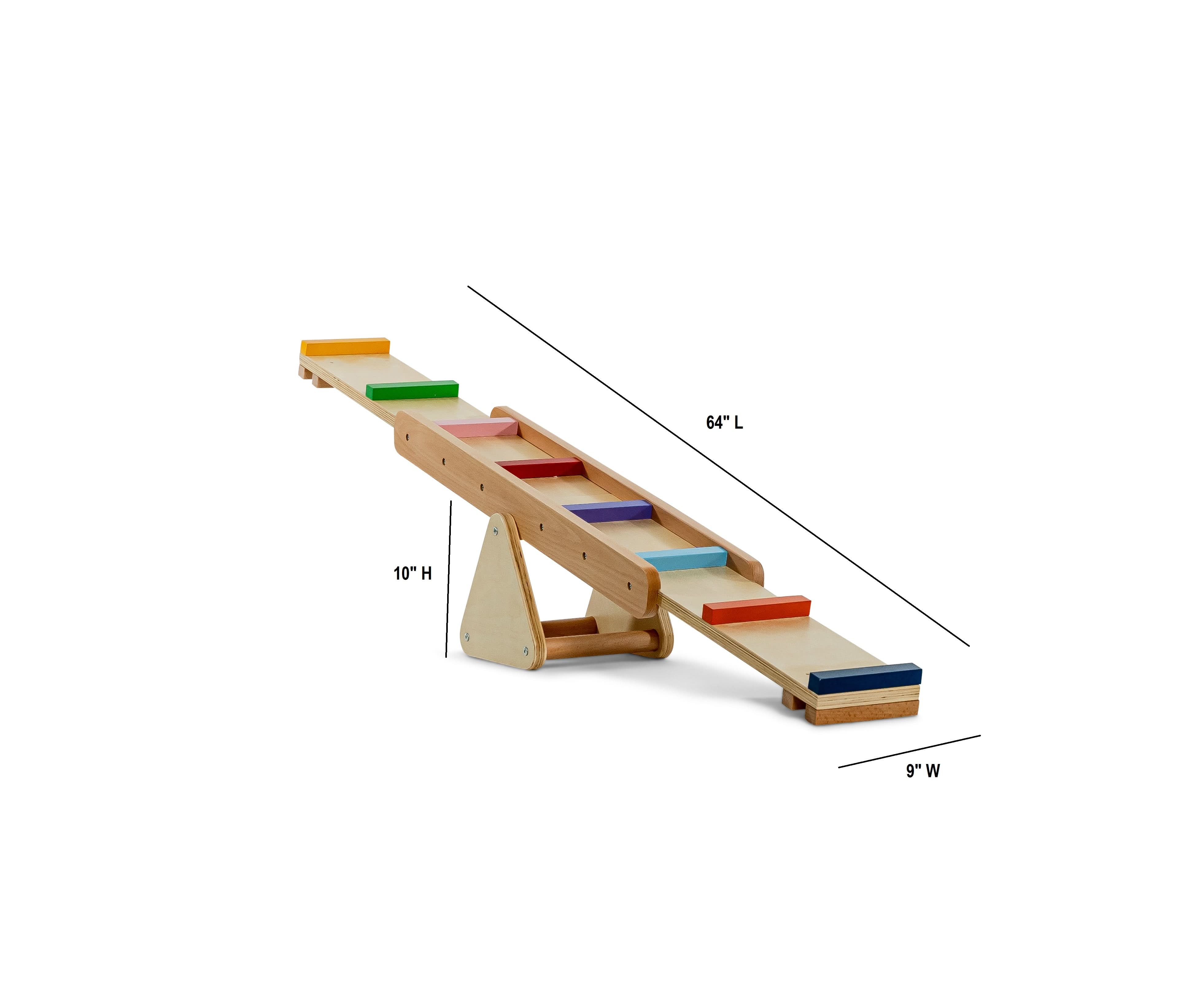 Avenlur Willow- Rainbow Seesaw and Balance Beam